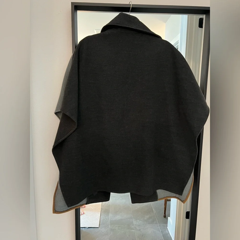 [Topshop] Color-block Shawl Cape - Picture 6 of 6